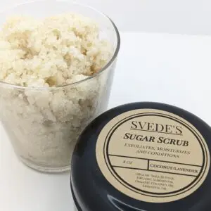 Coconut Lavender Sugar Scrub by Svede's